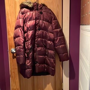 Plus size woman’s parka